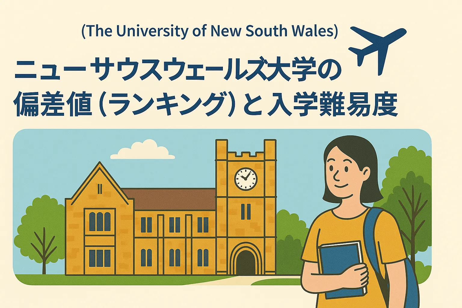 ニューサウスウェールズ大学(The University of New South Wales)の留学情報|偏差値(ランキング)と入学難易度 | 学費や出願条件の情報全て網羅