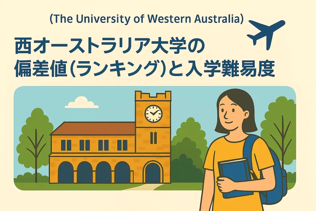 西オーストラリア大学(University of Western Australia)の偏差値(ランキング)と入学難易度 | 学費や出願条件の情報全て網羅